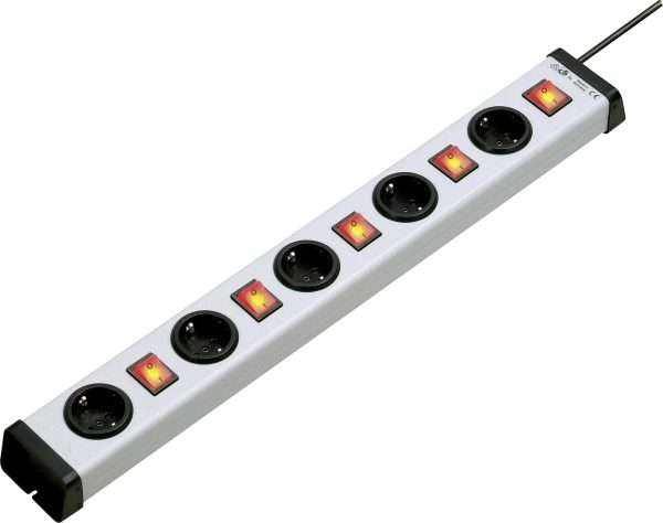 Listwa zasilająca z wyłącznikiem Ehmann Vario Linea Universal 0202×00052301 5 x Ilość gniazdek: 5