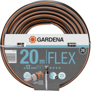 GARDENA 18033-20 Wąż ogrodowy Ø wewnętrzna węża=13 mm 20 m 1/2 cala 1 szt. czarny, pomarańczowy GARDENA 18033-20 Wąż ogrodowy Ø wewnętrzna węża=13 mm 20 m 1/2 cala 1 szt. czarny, pomarańczowy