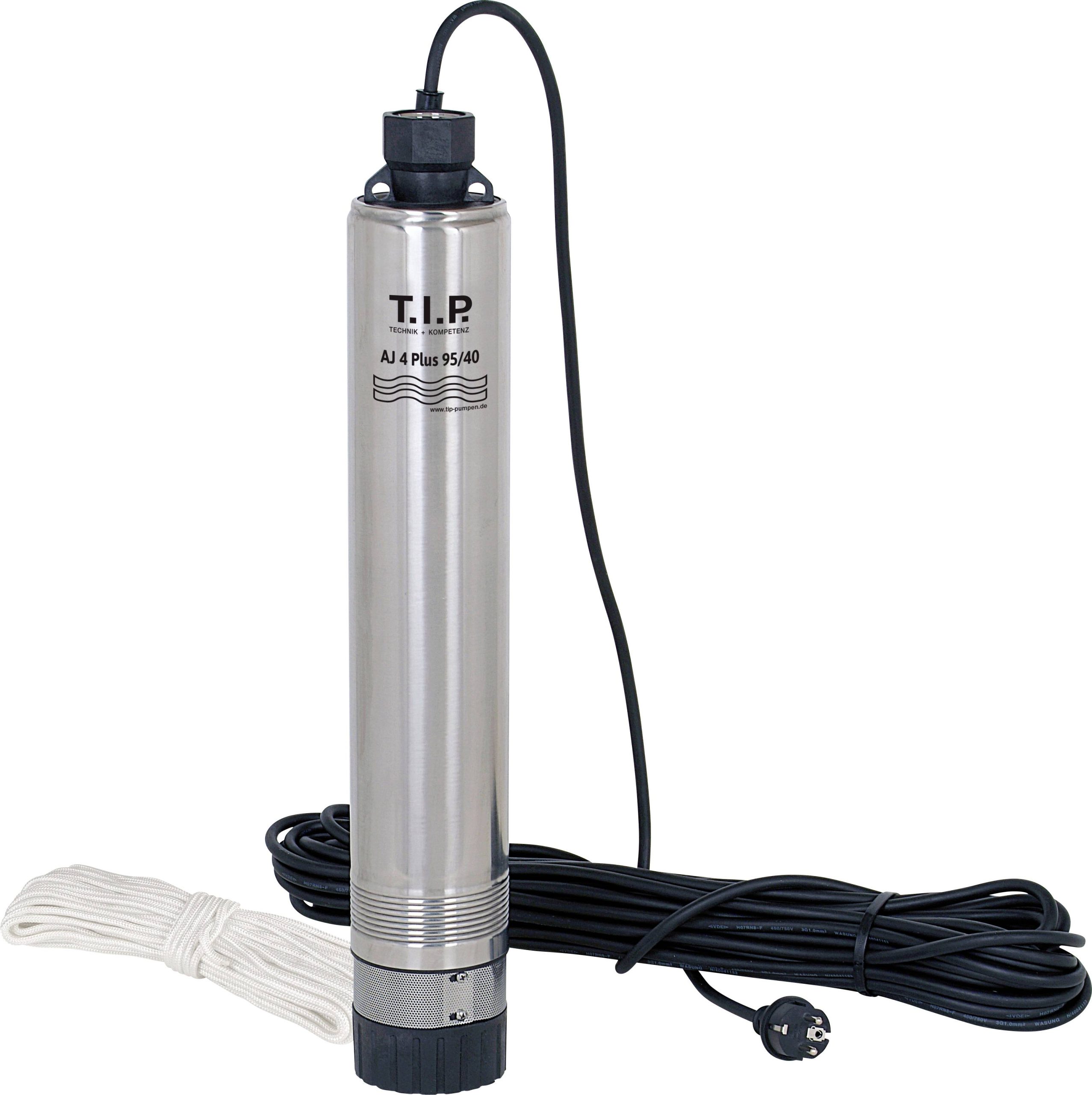 Pompa zanurzeniowa do studni głębinowej T.I.P. - Technische Industrie Produkte AJ 4 Plus 95/40 30177, 900 W, 4 bar, 5500 - obrazek 1
