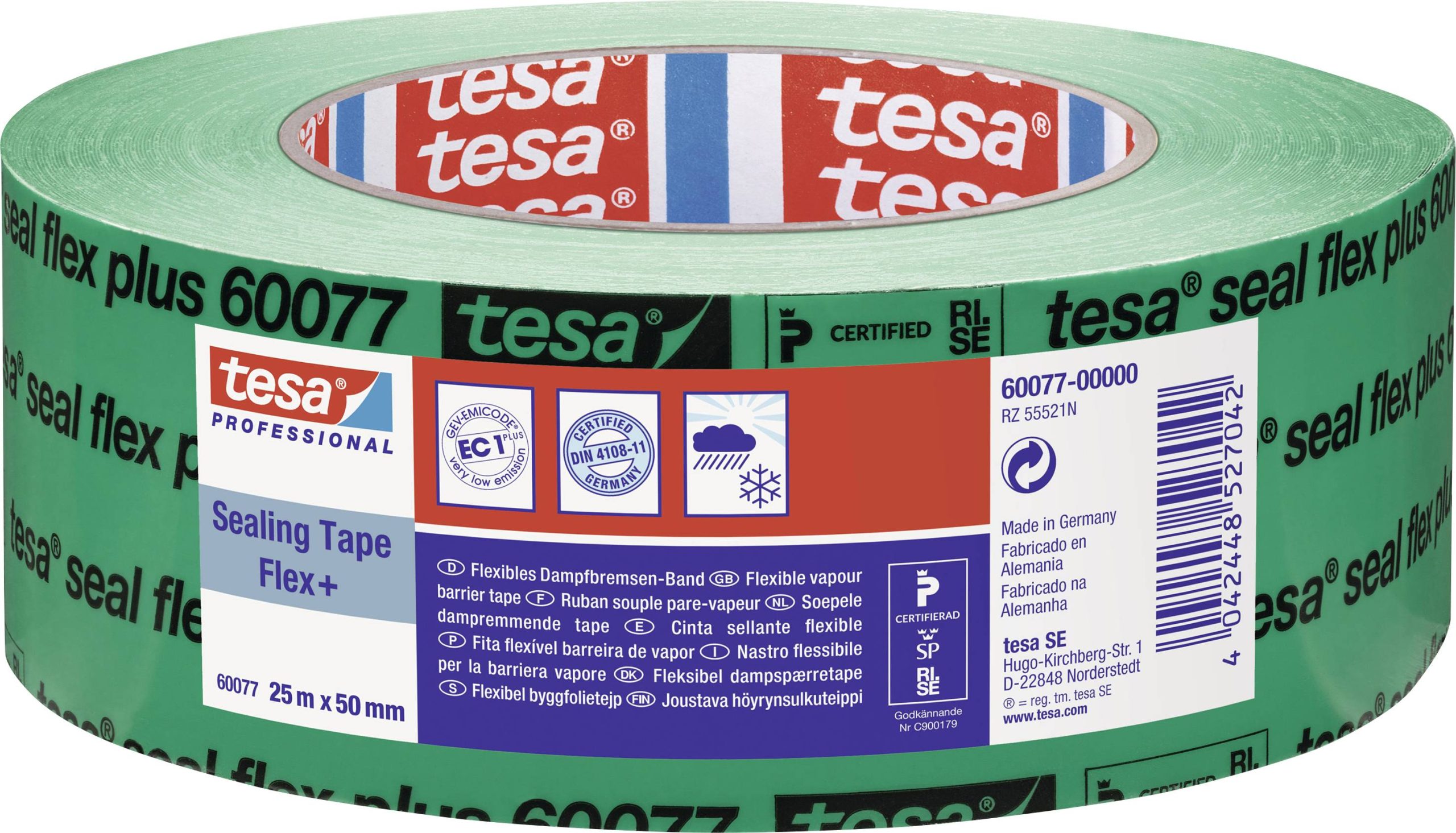 Taśma paroizolacyjna tesa 60077 (D x S) 25 m x 50 mm 25 m 1 szt. - obrazek 1