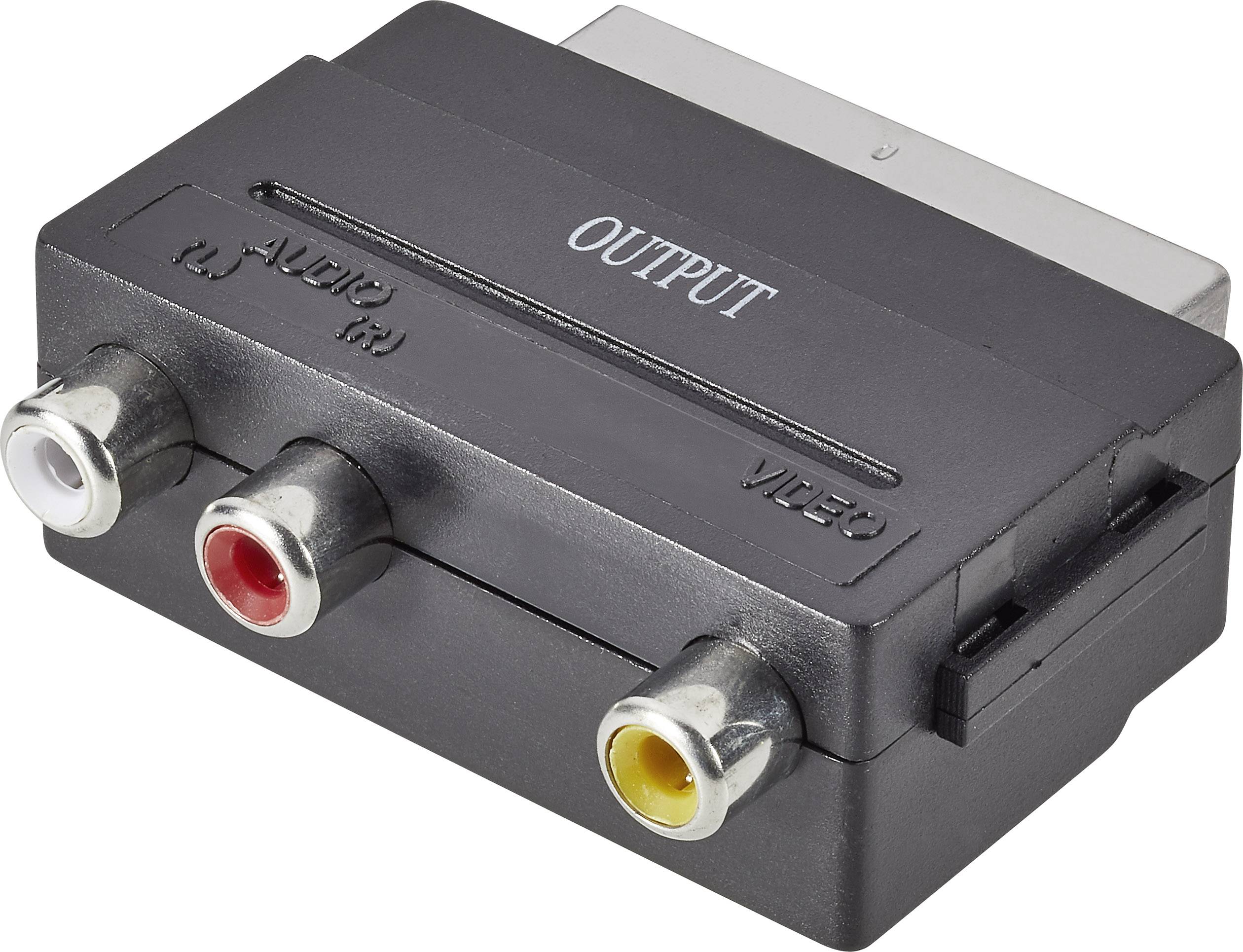 adapter SCART, RCA/Cinch SpeaKa Professional SP-7870668 - obrazek 1