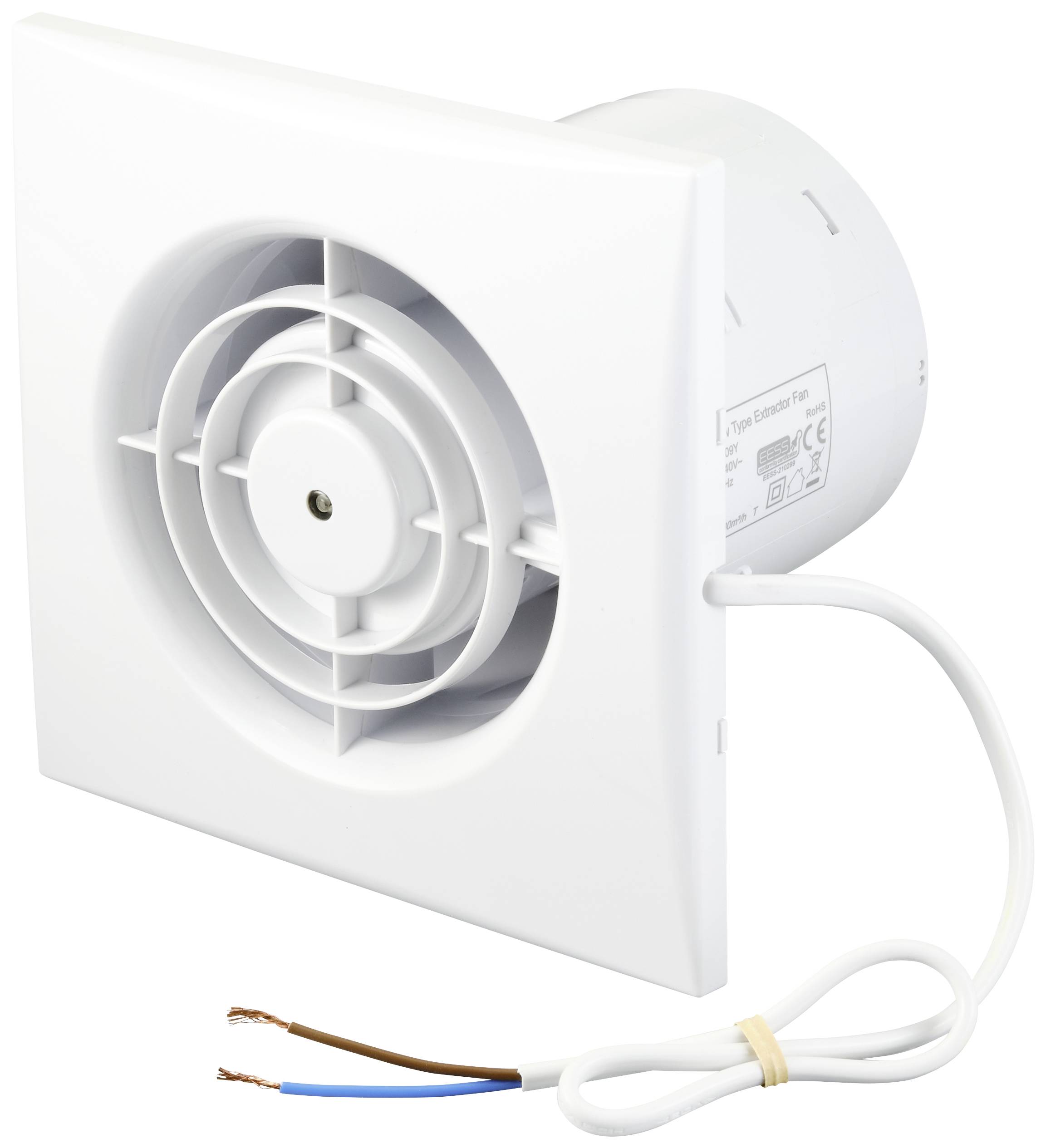 Wentylator ścienny i sufitowy Sygonix 230 V/AC 130 m³/h 100 mm - obrazek 1