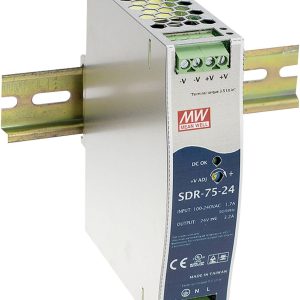 Zasilacz na szynę DIN MEAN WELL SDR-75-12, 12 V/DC, 6.3 A, 75 W