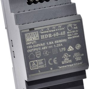 MEAN WELL HDR-60-12 Zasilacz na szynę DIN 12 V/DC 4.5 A 54 W Ilość wyjść:1 x Opis 1 szt. MEAN WELL HDR-60-12 Zasilacz na szynę DIN 12 V/DC 4.5 A 54 W Ilość wyjść:1 x Opis 1 szt.