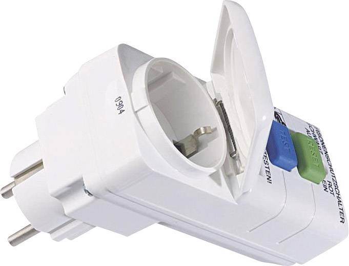 Bachmann 919284 Wyłącznik ochrony osobistej PRCD 230 V biały IP44 - obrazek 1