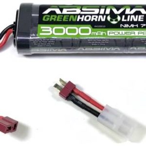 Pakiet akumulatorów (NiMH) 7.2 V 3000 mAh Absima Softcase Tamiya Pakiet akumulatorów (NiMH) 7.2 V 3000 mAh Absima Softcase Tamiya