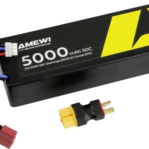 Pakiet akumulatorów (LiPo) 7.4 V 5000 mAh Amewi Hardcase Deans Pakiet akumulatorów (LiPo) 7.4 V 5000 mAh Amewi Hardcase Deans