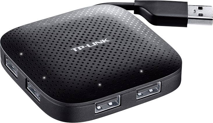 TP-LINK UH400 USB-Hub 4 porty USB-A USB 3.0 5 GBit/s czarny UH400 - obrazek 1