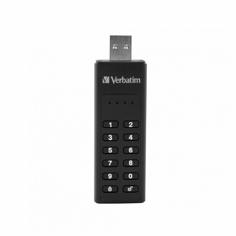 Verbatim Keypad Secure Pendrive USB 128 GB czarny 49429 USB 3.2 Gen 1 - obrazek 1