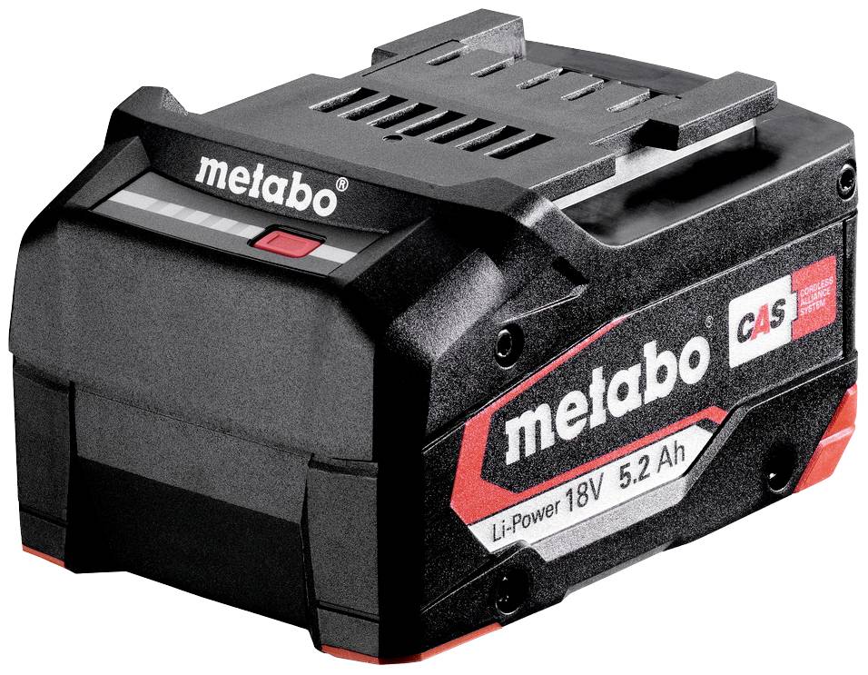 Metabo 625028000 Li-Power Akkupack 18 V - 5,2 Ah "AIR COOLED" Akumulator do elektronarzędzi 18 V 5.2 Ah Li-Ion - obrazek 1