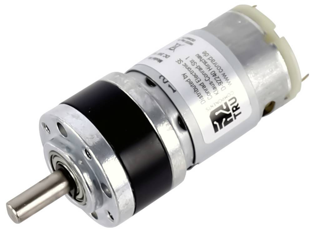 Motoreduktor DC TRU COMPONENTS TC-NPG2404005 24 V/DC 0.6 A 0.034 Nm 1043 U/min Średnica wału: 6 mm - obrazek 1