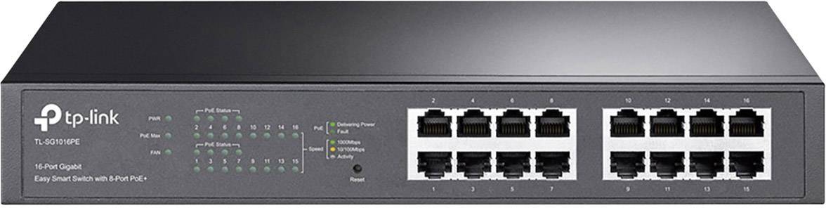 TP-LINK TL-SG1016PE TL-SG1016PE Switch sieciowy 16 Portów funkcja PoE - obrazek 1