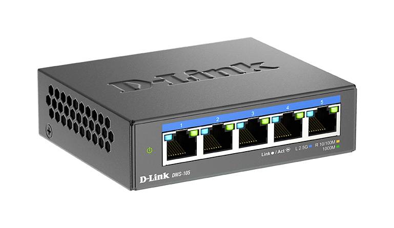 D-Link DMS-105/E DMS-105/E Switch Ethernet 5 Portów - obrazek 1