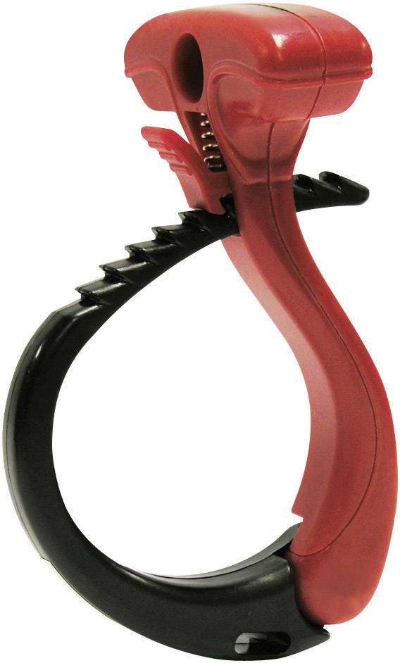 Kopp InLine Uchwyt do przenoszenia kabli 372901008 Zakres średnicy wiązki 31 do 43 mm czarny, czerwony 1 szt. - obrazek 1