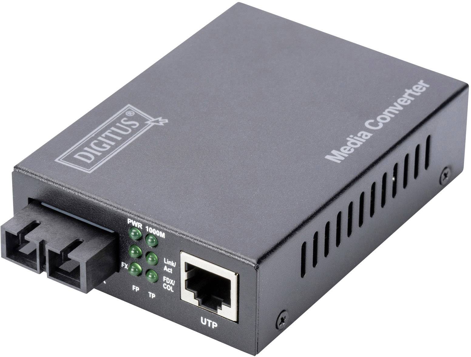Konwerter multimediów, sieciowy Digitus DN-82121-1 LAN, SC Duplex 1 GBit/s - obrazek 1