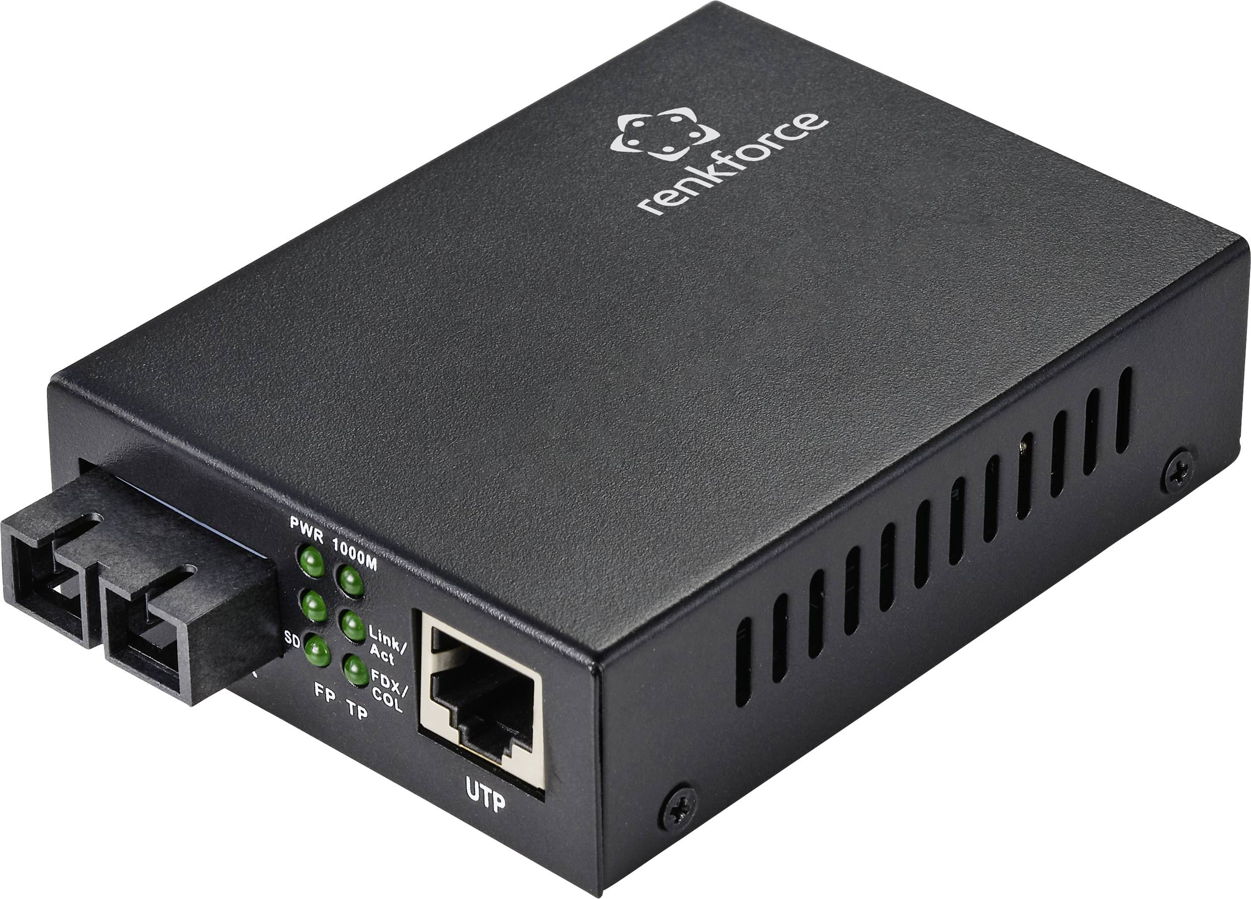 Konwerter multimediów, sieciowy Renkforce RF-4581874 CAT 6, SC Duplex 1000 MBit/s - obrazek 1