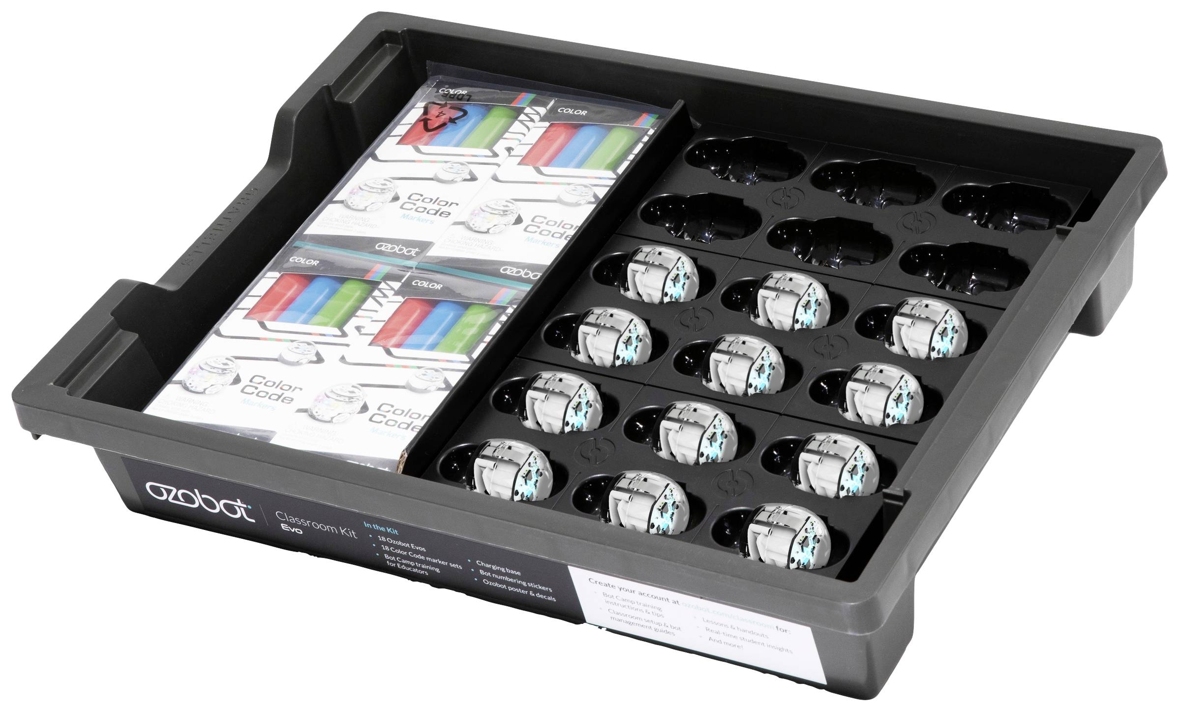 Ozobot Robot urządzenie gotowe do użytku 51201BIT Zestaw Bit+ Classroom (12) - obrazek 1