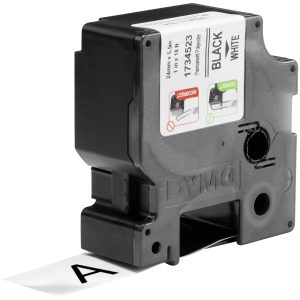 DYMO 1734523 Taśma do nadruku poliester Kolor taśmy: biały Kolor nadruku: czarny 24 mm 5.5 m DYMO 1734523 Taśma do nadruku poliester Kolor taśmy: biały Kolor nadruku: czarny 24 mm 5.5 m