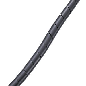 Wąż spiralny TRU COMPONENTS TC-KSPR15BK203, 12 do 35 mm, czarny, Produkty w metrach bieżących Wąż spiralny TRU COMPONENTS TC-KSPR15BK203, 12 do 35 mm, czarny, Produkty w metrach bieżących
