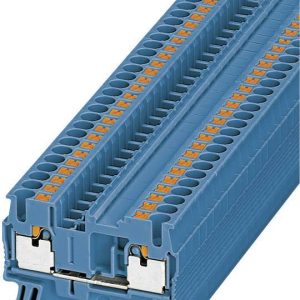 Listwa przelotowa wciskowa Phoenix Contact PIT 2,5 BU, 0,14 – 4 mm2, 24 A, niebieska Listwa przelotowa wciskowa Phoenix Contact PIT 2,5 BU, 0,14 – 4 mm2, 24 A, niebieska