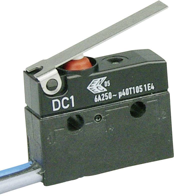 Mikroprzełącznik DC1C-C3LC 250 V/AC 6 A 1 x wł/(wł) ZF IP67 chwilowy 1 szt. - obrazek 1