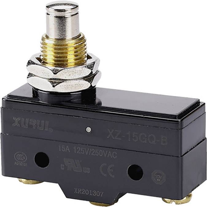 Mikroprzełącznik XZ-15GQ-B 250 V/AC 15 A 1 x wł/(wł) TRU COMPONENTS chwilowy 1 szt. - obrazek 1