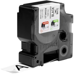 DYMO 1734524 Taśma do nadruku Kolor taśmy: biały Kolor nadruku: czarny 24 mm 3.5 m DYMO 1734524 Taśma do nadruku Kolor taśmy: biały Kolor nadruku: czarny 24 mm 3.5 m