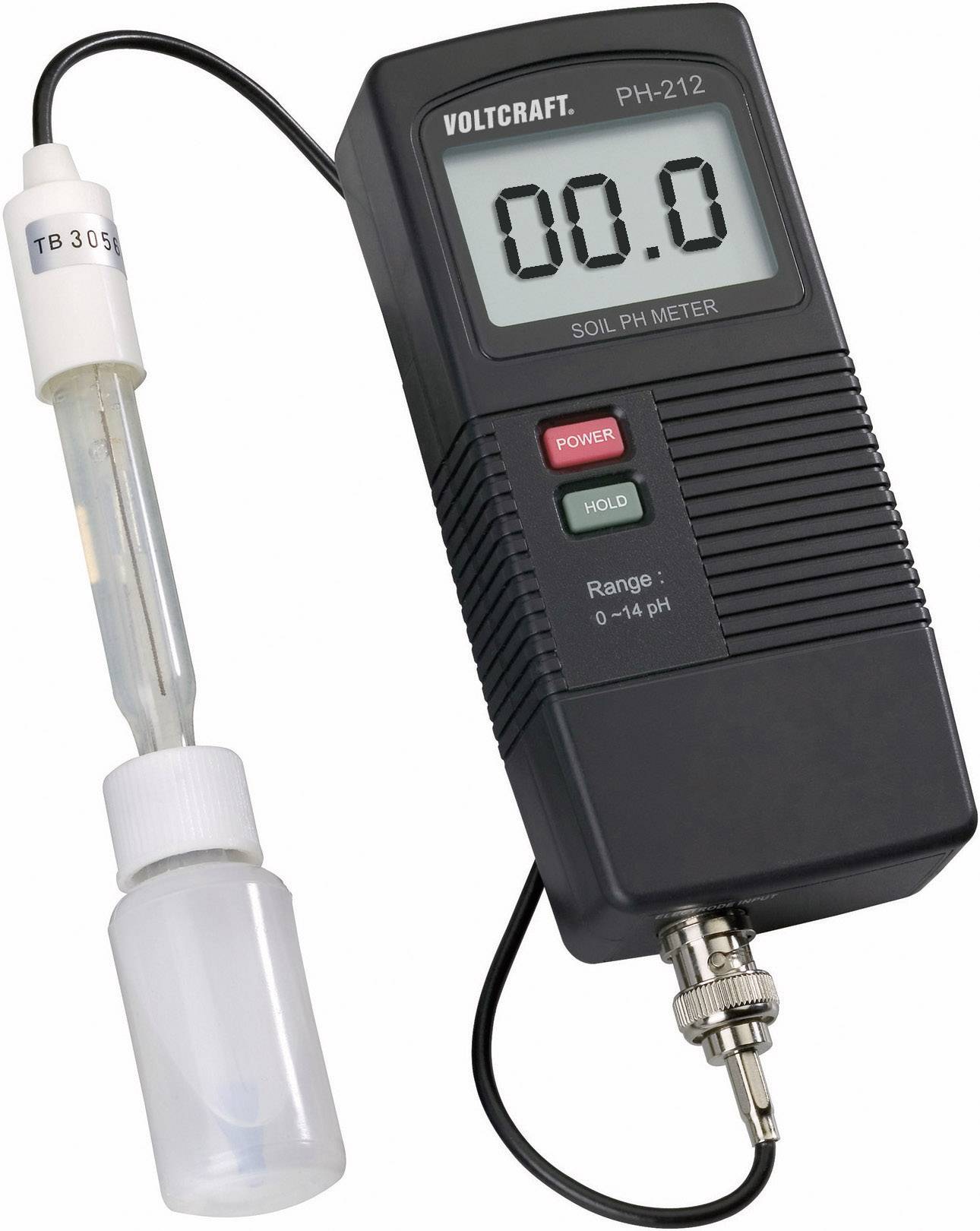 pH-metr do gleby VOLTCRAFT PH-212, 0 - 13 pH Kalibracja (ISO) - obrazek 1