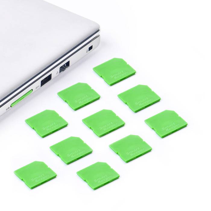 Smartkeeper Blokada portu SD SD04P1GN Zestaw 10-elementowy zielony bez klucza SD04P1GN - obrazek 1