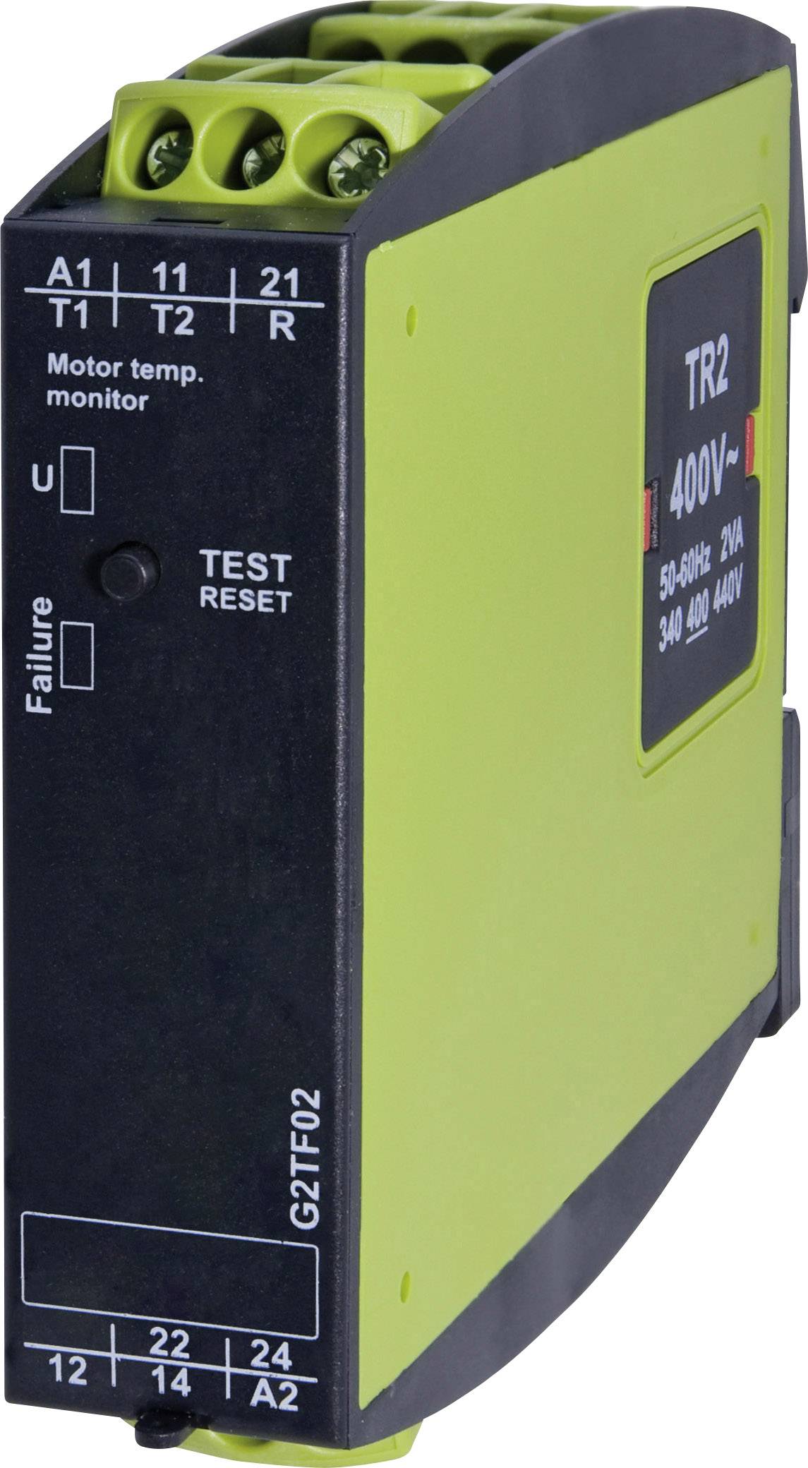 Przekaźnik monitorujący 24 - 400 V/AC 2 zestyki przełączne tele G2TF02 1 szt. - obrazek 1