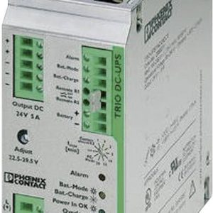 Zasilacz UPS na szynę DIN Phoenix Contact TRIO-UPS/1AC/24DC/ 5, 24 V/DC, 100 – 240 V/AC, 6 A Zasilacz UPS na szynę DIN Phoenix Contact TRIO-UPS/1AC/24DC/ 5, 24 V/DC, 100 – 240 V/AC, 6 A