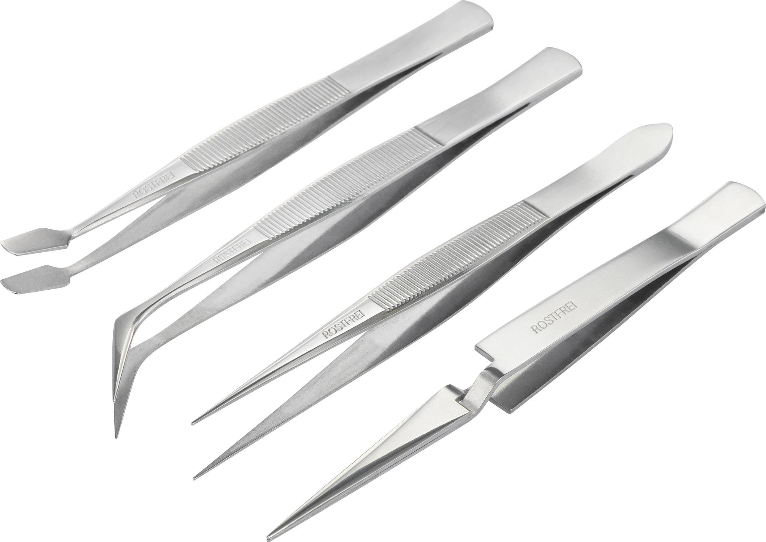 Zestaw pęset Basetech BT-2108046 114.5 mm - obrazek 1