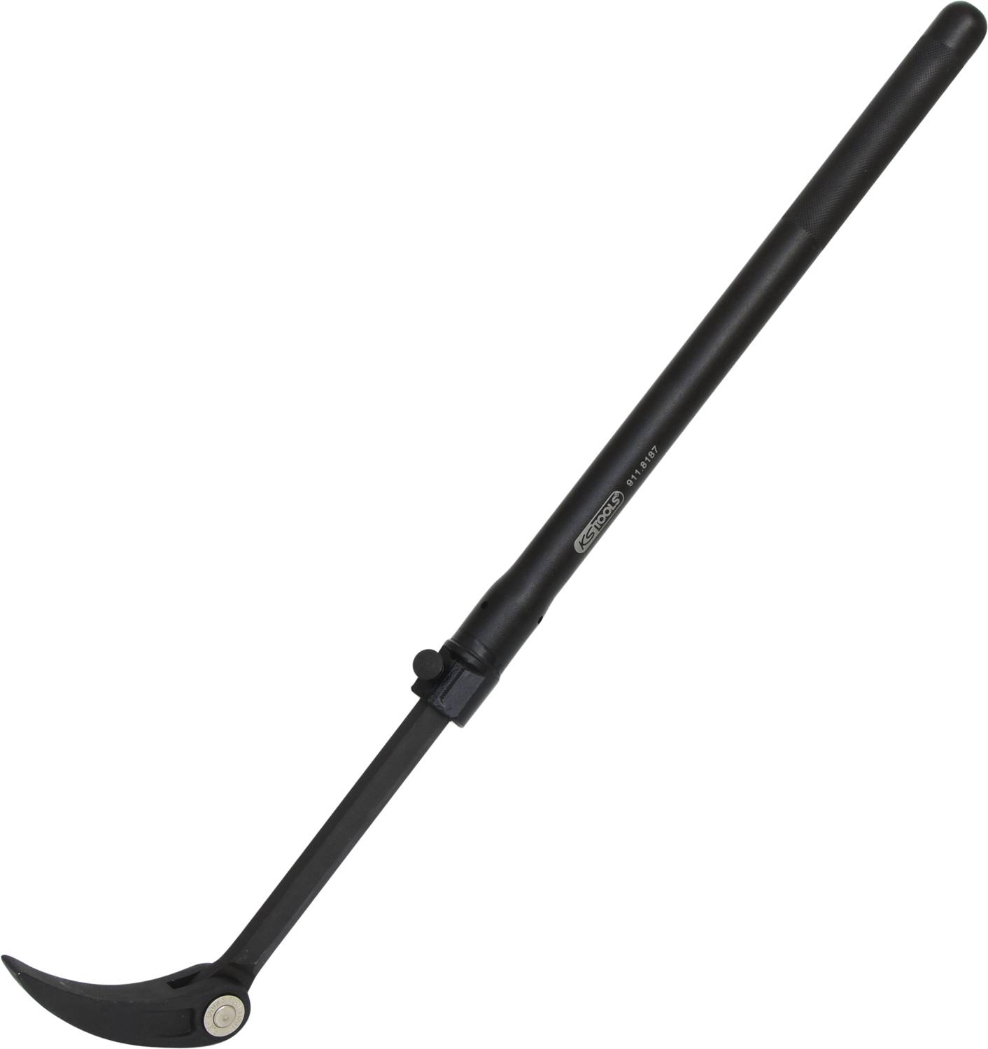 KS Tools 911.8187 Teleskopowy łom z głowicą obrotową, 600-915mm - obrazek 1