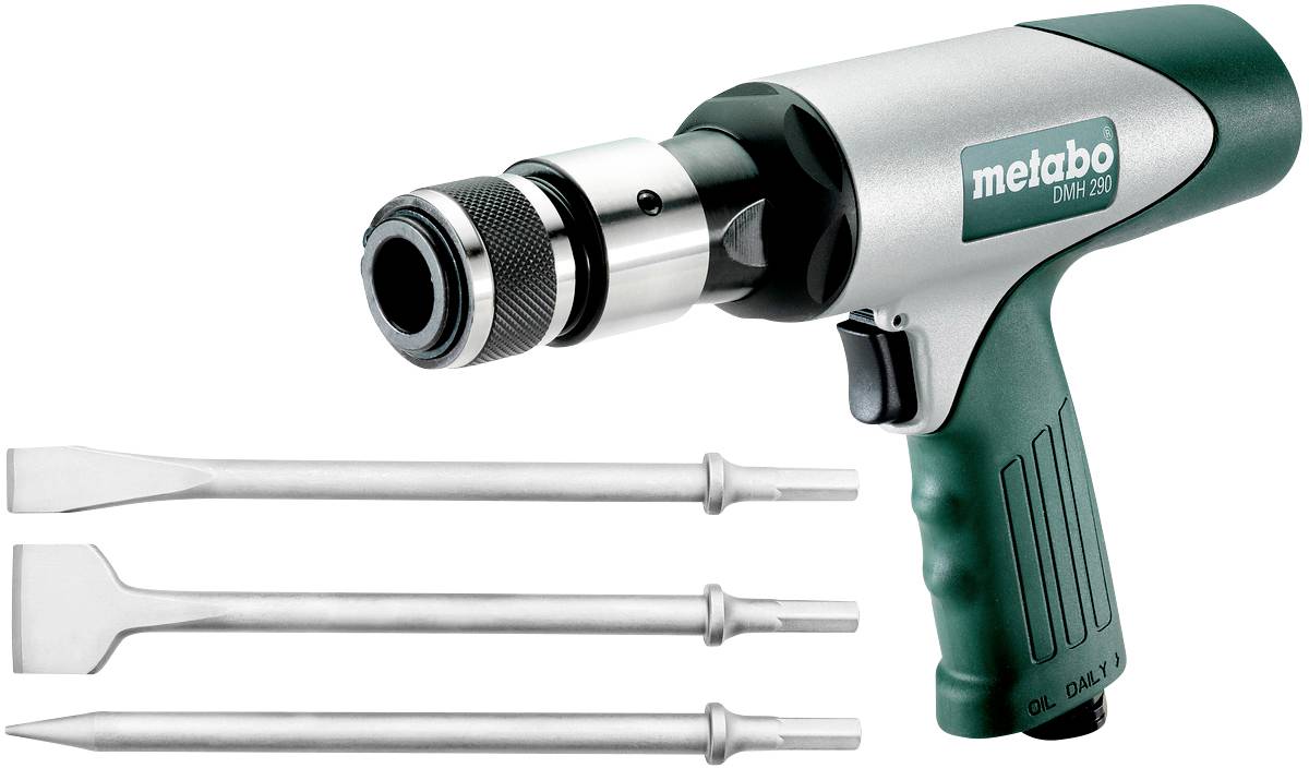 Młot udarowy pneumatyczny Metabo DMH 290 Set 601561500 6.2 bar - obrazek 1