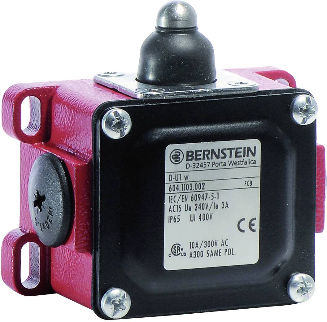 BERNSTEIN 6041153156 Wyłącznik krańcowy D-SU1 W, 240 V/AC, 10 A, IP65, 1 szt. - obrazek 1