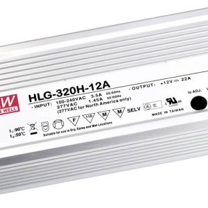 MEAN WELL HLG-320H-24A Sterownik LED, Transformator LED Stałonapięciowy, Stałonaprądowy 320 W 13.3 A 24 V/DC Układ PFC, MEAN WELL HLG-320H-24A Sterownik LED, Transformator LED Stałonapięciowy, Stałonaprądowy 320 W 13.3 A 24 V/DC Układ PFC,