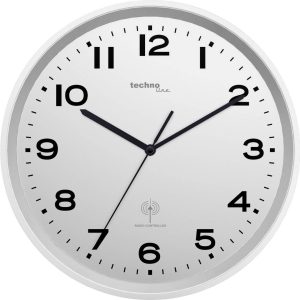 Techno Line WT 8500-2 silber Sterowany radiowo Zegar ścienny 30 cm x 41 mm srebrny Techno Line WT 8500-2 silber Sterowany radiowo Zegar ścienny 30 cm x 41 mm srebrny