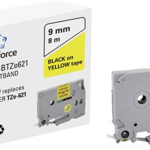 Renkforce RF-LT-BTZe621 zamiennik Zamiennik Brother TZe-621 9 mm Kolor taśmy: żółty Kolor nadruku: czarny 8 m Renkforce RF-LT-BTZe621 zamiennik Zamiennik Brother TZe-621 9 mm Kolor taśmy: żółty Kolor nadruku: czarny 8 m
