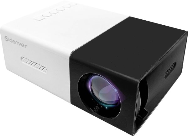 Denver Rzutnik PR-800B BLACK LED 15 ANSI lumenów 1920 x 1080 Full HD Mini projektor, Z pilotem zdalnego sterowania