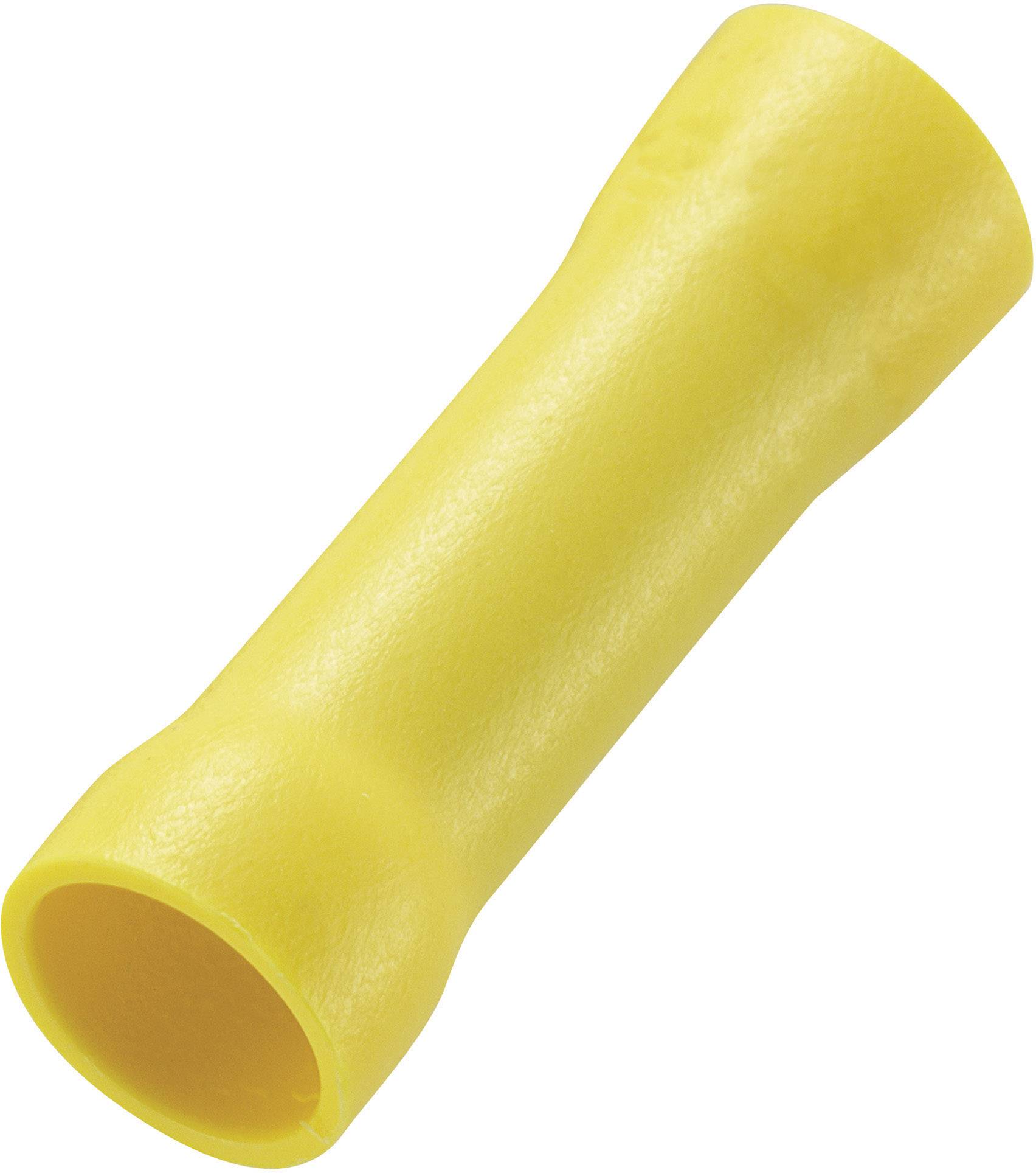 TRU COMPONENTS 745485 Złącze doczołowe BV5.5, z pełną izolacją , 4 - 6 mm², 25 mm, 50 szt. - obrazek 1