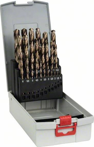 Bosch Accessories 2608587018 HSS Zestaw wierteł krętych do metalu 25 szt. 1 mm, 1.5 mm, 2 mm, 2.5 mm, 3 mm, 3.5 mm, 4 mm - obrazek 1