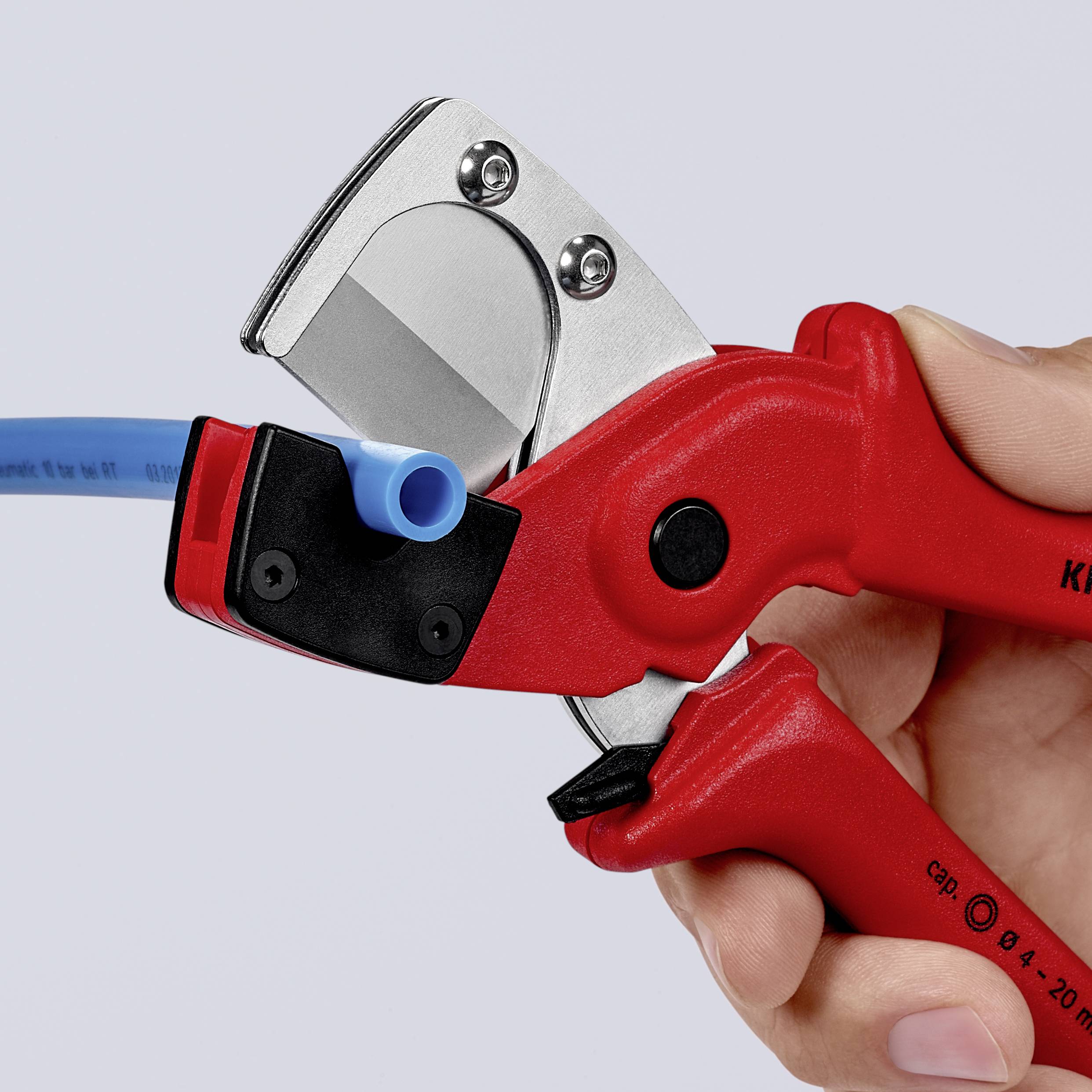 Knipex 90 10 185 Nożyce do rur z tworzywa sztucznego - obrazek 1