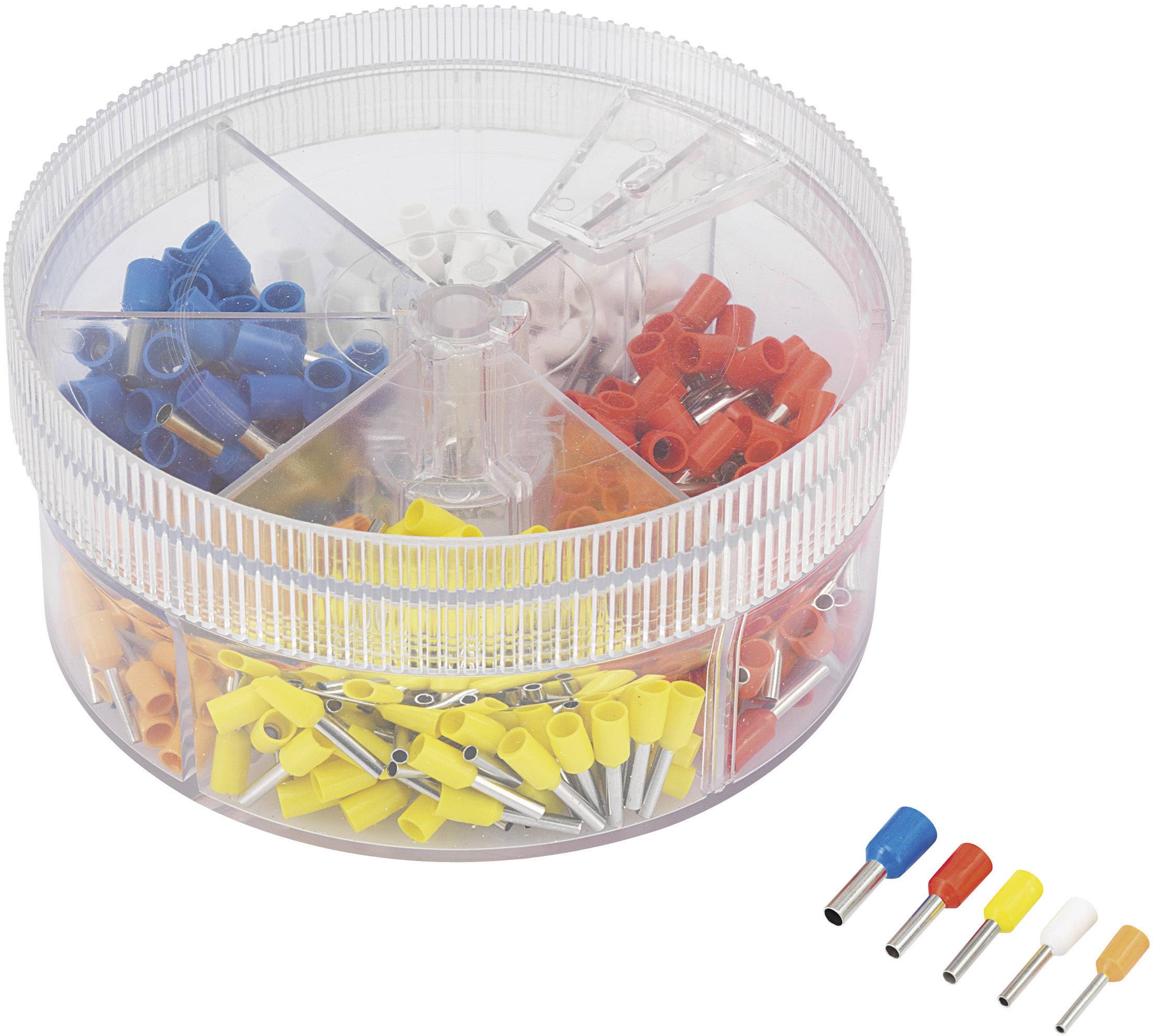 TRU COMPONENTS 739735 Zestaw końcówek rurkowych E400GS, z częściową izolacją , 0.5 mm², 400 szt. - obrazek 1