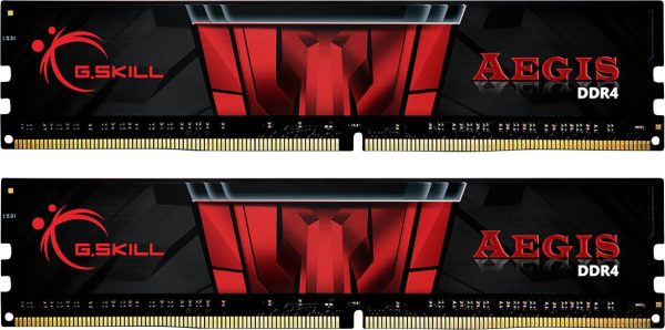 G.Skill Aegis Pamięć robocza do PC – zestaw DDR4 32 GB 2 x 16 GB Non-ECC 3200 MHz 288 pin DIMM CL16-18-18-38 F4-3200C16D
