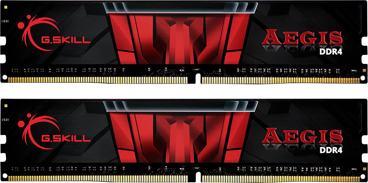 G.Skill Aegis Pamięć robocza do PC - zestaw DDR4 32 GB 2 x 16 GB Non-ECC 3200 MHz 288 pin DIMM CL16-18-18-38 F4-3200C16D - obrazek 1