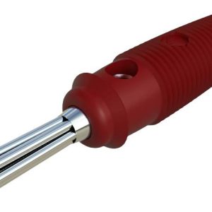 Wtyk bananowy SKS Hirschmann BUELA 20 K, O 4 mm, 1.5 mm2,6 A, 60 V, czerwony Wtyk bananowy SKS Hirschmann BUELA 20 K, O 4 mm, 1.5 mm2,6 A, 60 V, czerwony