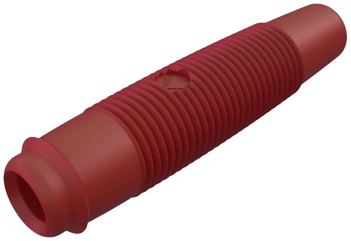 Gniazdo bananowe SKS Hirschmann KUN 30, 16 A, 60 V, czerwone - obrazek 1