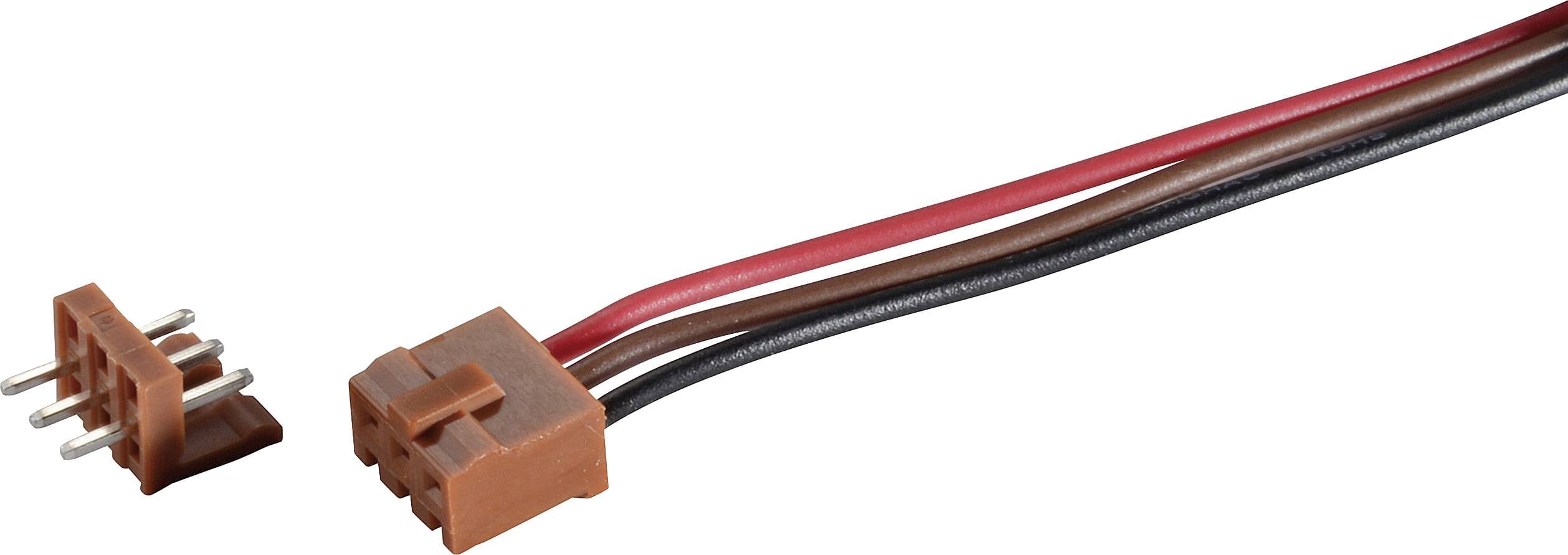 Konfekcjonowany kabel, całkowita ilość biegunów 3 741221 1 szt. - obrazek 1