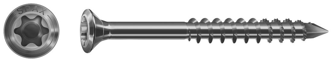 SPAX 0467040400453 Wkręt do drewna 4 mm 45 mm T-STAR plus stal nierdzewna A2 100 szt. - obrazek 1