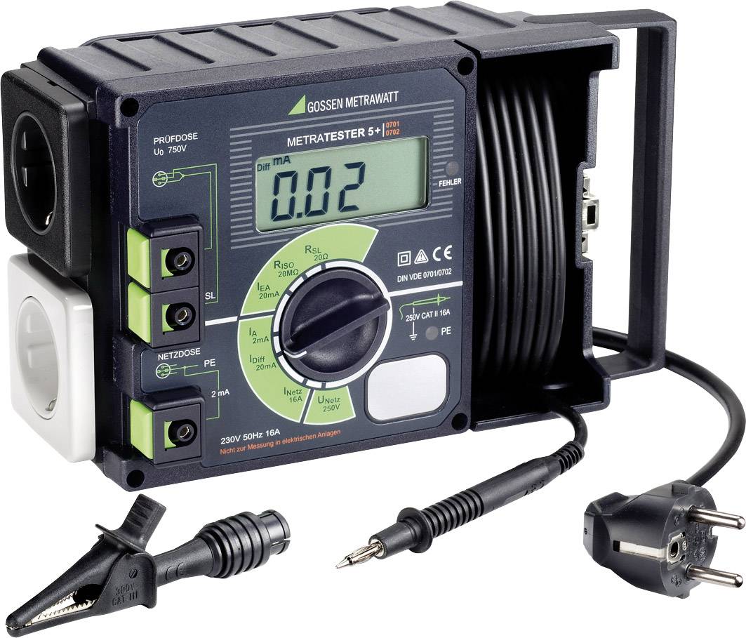 Tester urzadzeń Gossen Metrawatt METRATESTER 5+ - obrazek 1
